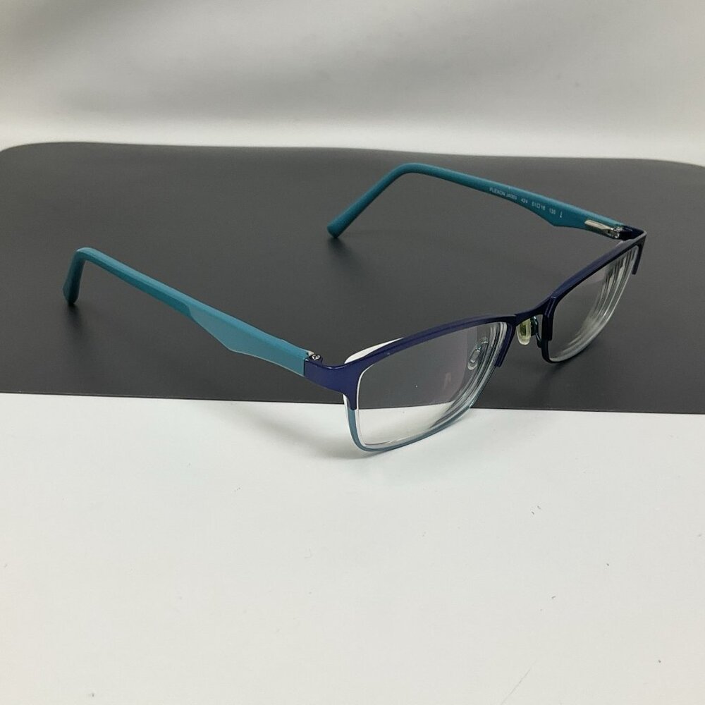 FLEXON JUNIOR J4003 424 Turquoise Navy Unisex Kids Eyeglasses 51 [] 18-135